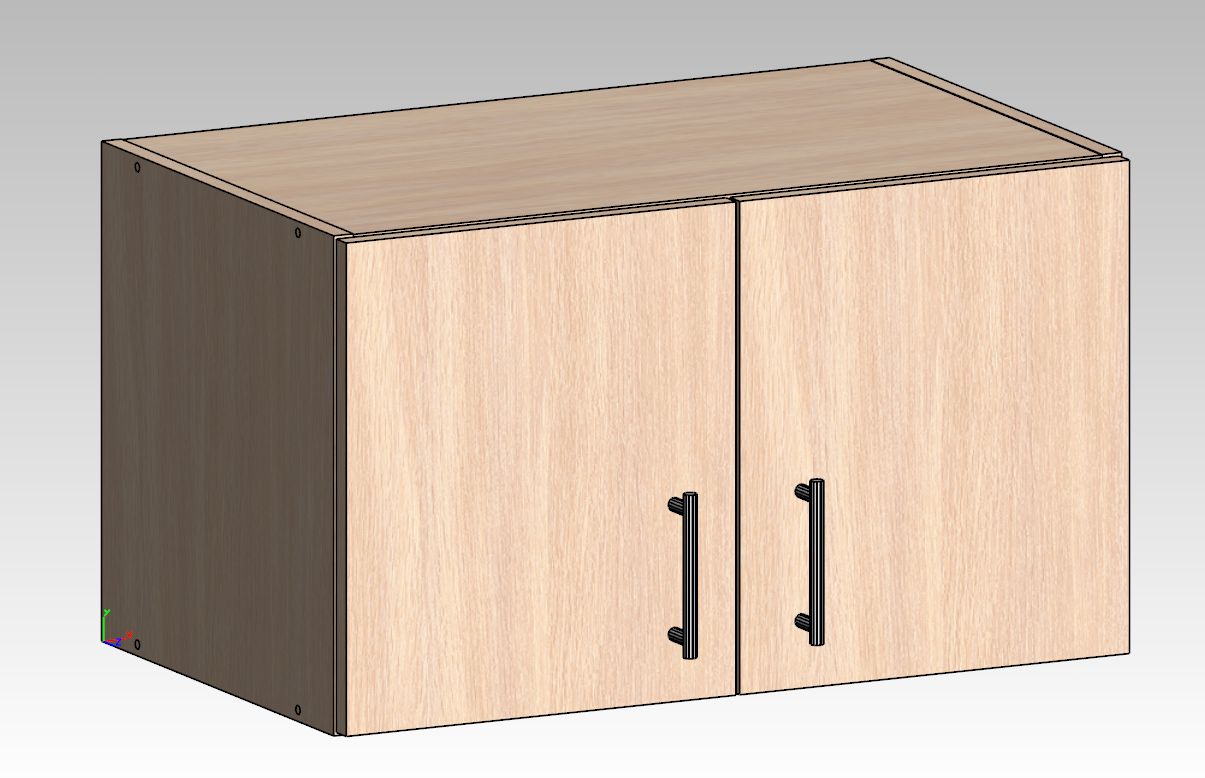 Антресоль 640х370х370 МФ Вересень